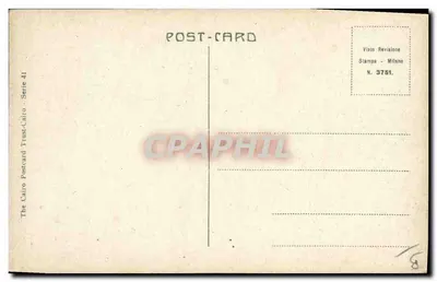 Scena targowa — Wydawca The Cairo Postcard Trust — N° 3751 — Rewers