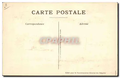 Chez o marabout — Cenas e tipos algerinos — Roger Irrier — Série No 1 — Verso