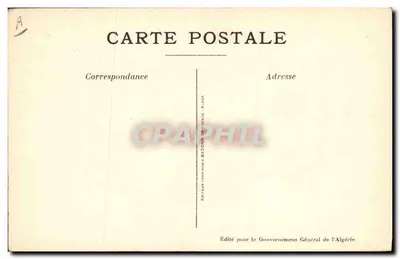 Pisarz publiczny — sceny i typy algierskie — Roger Jarian — seria nr 1 — Rewers