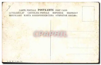 Avestruz na porta — cena humorística — B.K.W. 1.951-10 — Verso