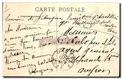 Artillerie - Laden van de Stuk — Edit. Raynaud, Bazar du Mail, Castres — Achterkant