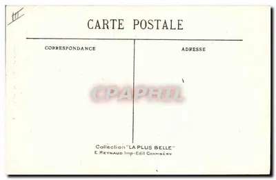 Farentaise — Traje de Saboia — E. Reynaud Imp-Edit Chambéry, n°21 — Verso