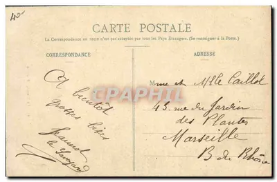 In Savoie - Bucheron — E. Reynaud, Chambéry, n°61 — Achterkant