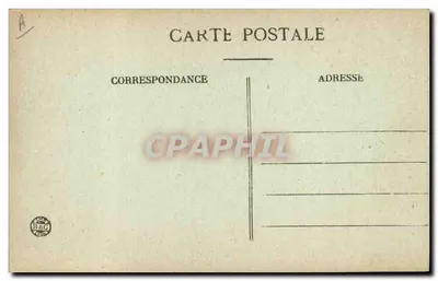 Vestidos de Saboya (Maurienne) — mujer en traje tradicional — editor BzC, n° 631 — Reverso