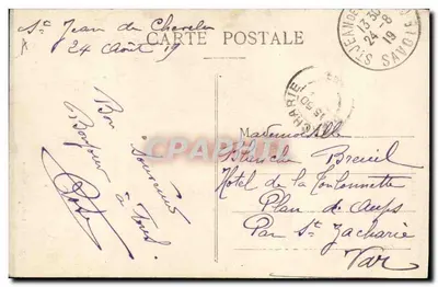 Savoie — Traje da Tarentaise — Coll. L. Grimal, Chambéry — Verso