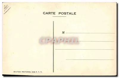 Le Roi des prestidigitateurs — caricature d'un homme en colère recevant une lettre de retour — éditeur Soutien Fraternel des P.T.T. — Reverso