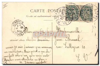 O segredo do selo — G. I. Paris — n° de série não visível — Verso