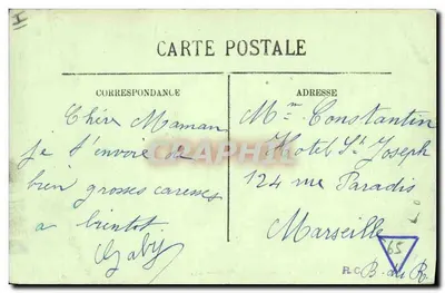 Boulogne-sur-Mer — Nowa poczta — LL. — n° 343 — Rewers