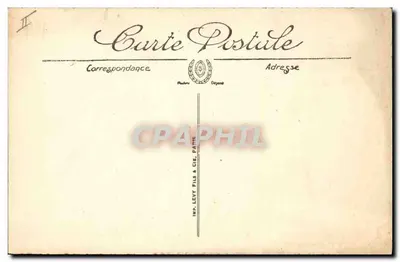 Tschaggenny — A Mala-Postal das Ardenas — Imp. Levy Fils & Cie, Paris — Verso