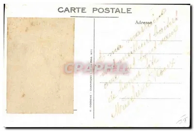 Retrato de niño — Correspondencia — G. Gossens, París — Reverso