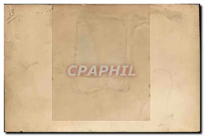 Bilhete postal antigo Fantasia Fotografia Homem Avião — Verso