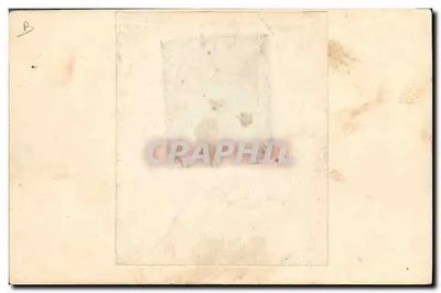 CPA Fantaisie Photographie Homme Avion — Verso
