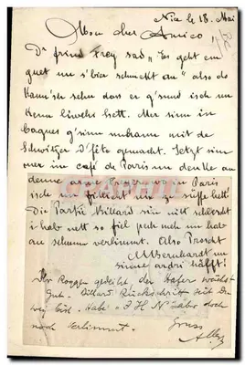 Carte postale décorative avec cadre floral — éditeur E. D. — n° 36 — Verso