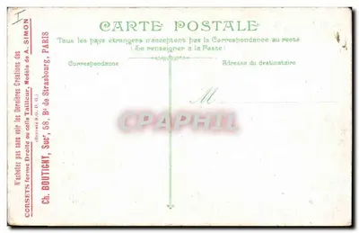 BOULOGNE-sur-MER — Barcos de pesca no porto — Ch. BOUTIGNY, Paris — Verso