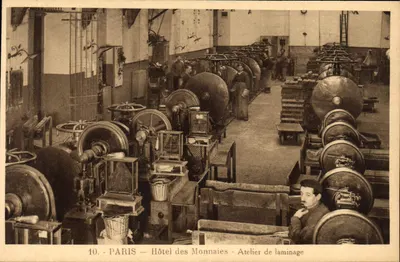 PARIS — Hôtel des Monnaies — Atelier de laminage