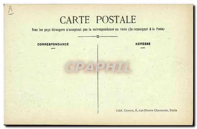 PARIS - Hotel das Moedas - A grande Sala do Museu — C.M. n°4 — Verso