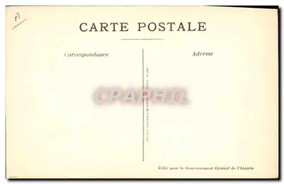 Aurassine — Serie No 1 — Béconnier, Alger — Verso