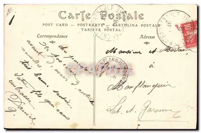 Grandi Manovre del Centro (1908) — Generale sul Campo di Battaglia che dà le sue Istruzioni al suo Stato Maggiore — editore Petit Parisien, ND Phot. — Verso