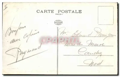 Campo de Sissonne — O Despertar — Edição Douet — Verso