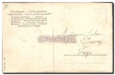 Exército Alemão em Manobra — Deutsches Heer im Manöver — editor G. Sch. Sch. n° 283 — Verso