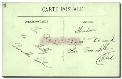Mailly-le-Camp — Infantaria — Antes do Desfile — LL. — Verso