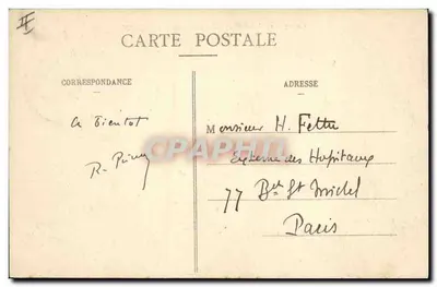 Campo di Sissonne - Baracche - D.Q. - Editore sconosciuto — Verso