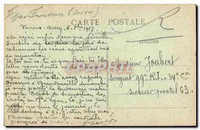 Kostiumy z Maurienne — Valloires (Savoie) — Grimal - Cha. nr 369 — Rewers