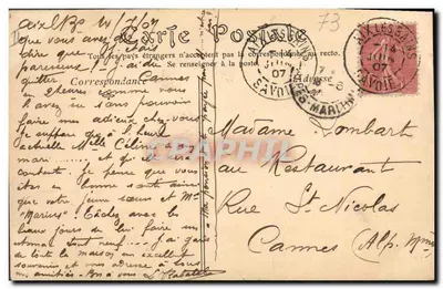 Vaux-les-Bains — La Fontaine-Bicretts — Editor P. P. (n° AV8) — Verso