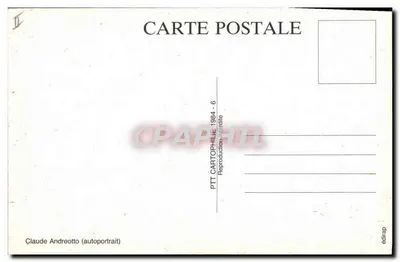 Self-Portrait — Claude Andreotto — publisher édirap — Back
