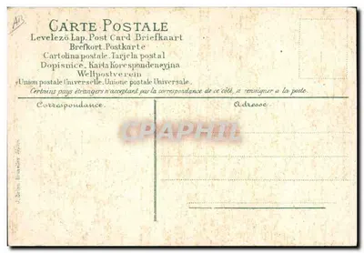 Enfant ailé tenant un sac à lettres — Le langage des timbres, éditeur J. Brian Brunelet, n° de série non visible — Verso