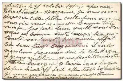 Taal van het poststempel van de soldaat — uitgever Rorrinche, n° 297 — Achterkant