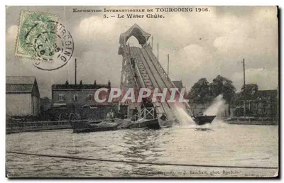 Exposição Internacional de Tourcoing 1906 — O Water Chute — J. Bauchart, fot. Roubaix