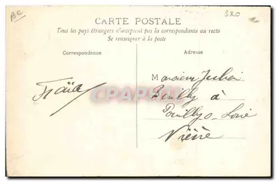 Festa de Saint-Cloud — Grand Bassin e a Grama — C D. — Verso