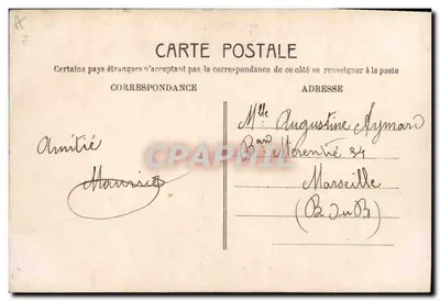 象徴的な色 — 出版者 FL.C. PARIS, 番号 756 — 裏面
