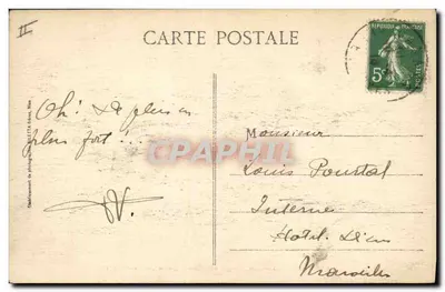 CANNES — Plaża i Góry Estérel — Wydawnictwo Giletta nr 408 — Rewers