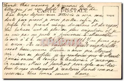 CANNES — Widok z wyspy Sainte-Marguerite — nr 632 — Rewers