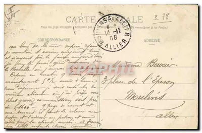 Les Sables-d'Olonne — Départ des Chaloupes — Nouvelle Collection Vendonne, Lucien Amiand, Les Sables-d'Olonne — N° 2415 — Verso