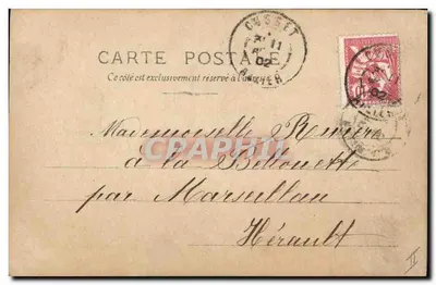 Muzeum w Versailles — Absolwent Napoléona i Aleksandra po Poczcie Tilsit — S.I.P. N°10 — Rewers