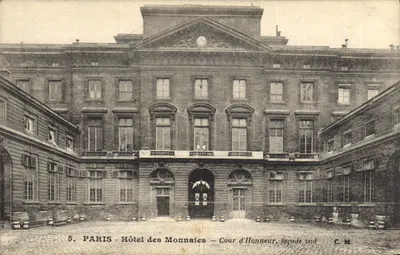 PARIS - Hotel das Moedas - Pátio de Honra, fachada sul
