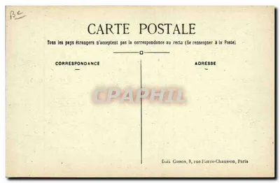 PARIS - Hotel das Moedas - Fornos de queima — C. M. n°11 — Verso