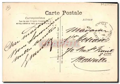 Caricatura de negros e de um moutchatchou branco — desenho de L. Chappy — editor não visível — Verso