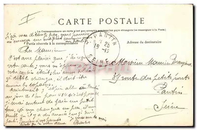 Un Campement — vue de plusieurs tentes en rangée — éditeur FORAY, édit., Lyon-Saint-Geniès — Verso