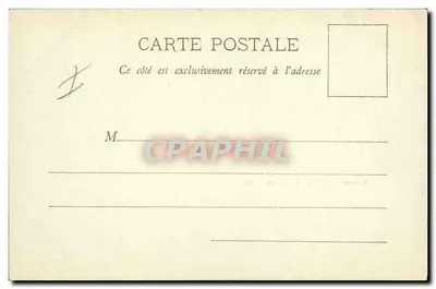 Camp de Chalons - Desfile em 1896 — Fototipia A. Burgret e Cie, Nancy — Verso