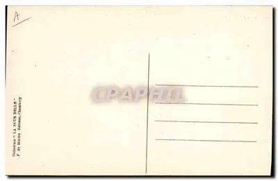 Vestidos de Saboya — Colección 'LA PLUS BELLE' — P. de Miezet, Chambéry — Reverso