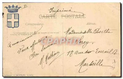 Bonneval-sur-Arc — Trajes da Saboia — Pittier, fotografia-editora, Annecy — Verso