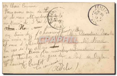Linguagem do selo — editor desconhecido, número de série não visível — Verso