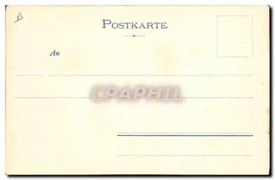 Carta postal de coleção — Gutferrngruss! — editor não identificado, número de série não visível — Verso