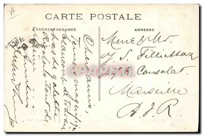 Café Glacier Restaurant — Carnaval de Paris 1912 — T. Olive, 10 Quai du Canal, Paris — Verso