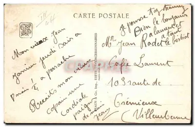 Exposição Colonial Internacional — Paris 1934 — Trem Scenic — Lado Sul — Verso