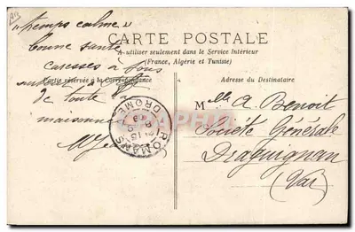 Les Bohémiens — scène de vie — éditeur A. Block — Verso